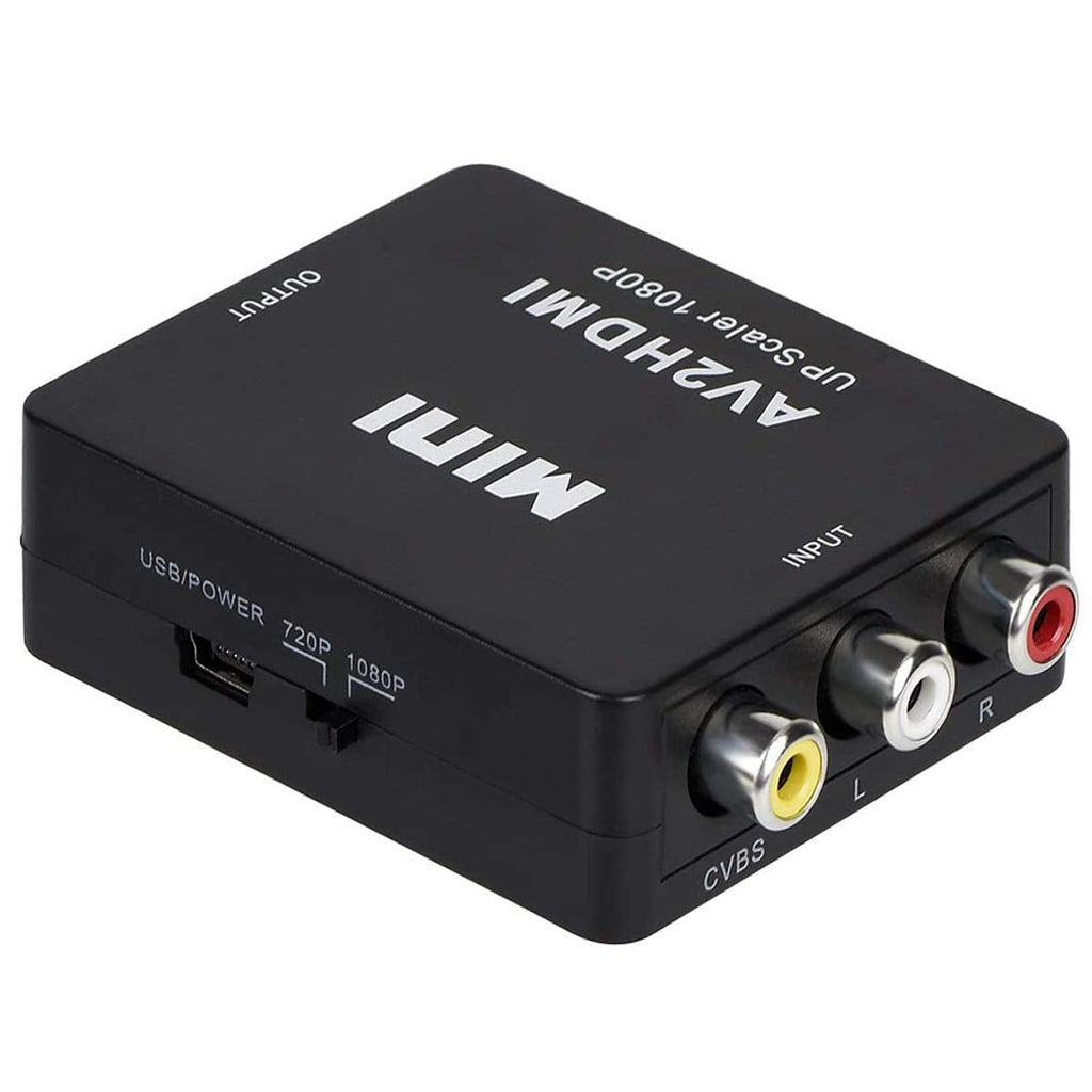 [AUSTRALIA] - Wonlyus RCA to HDMI, AV to HDMI, 3RCA CVBS Composite Audio Video to 1080P HDMI Converter Adapter Supporting PAL/NTSC for PS3, TV, STB, VHS, VCR, PC, Laptop, Xbox, Camera, DVD Etc