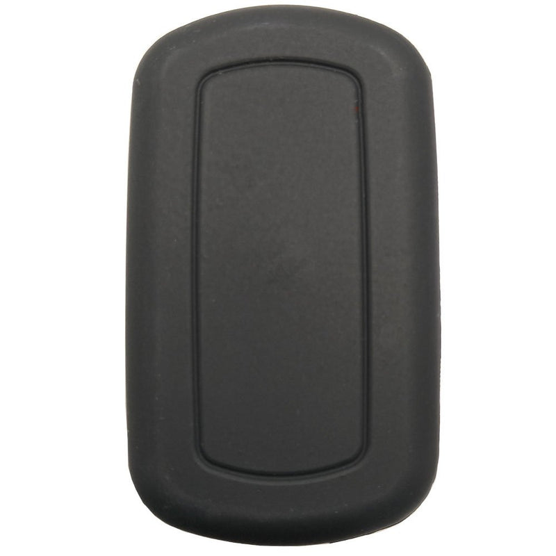  [AUSTRALIA] - Keyless Entry Remote Key Fob Skin Cover Protective Silicone Rubber key Jacket Protector for Land Rover Discovery LR3 Range Rover Sport (Black) Black