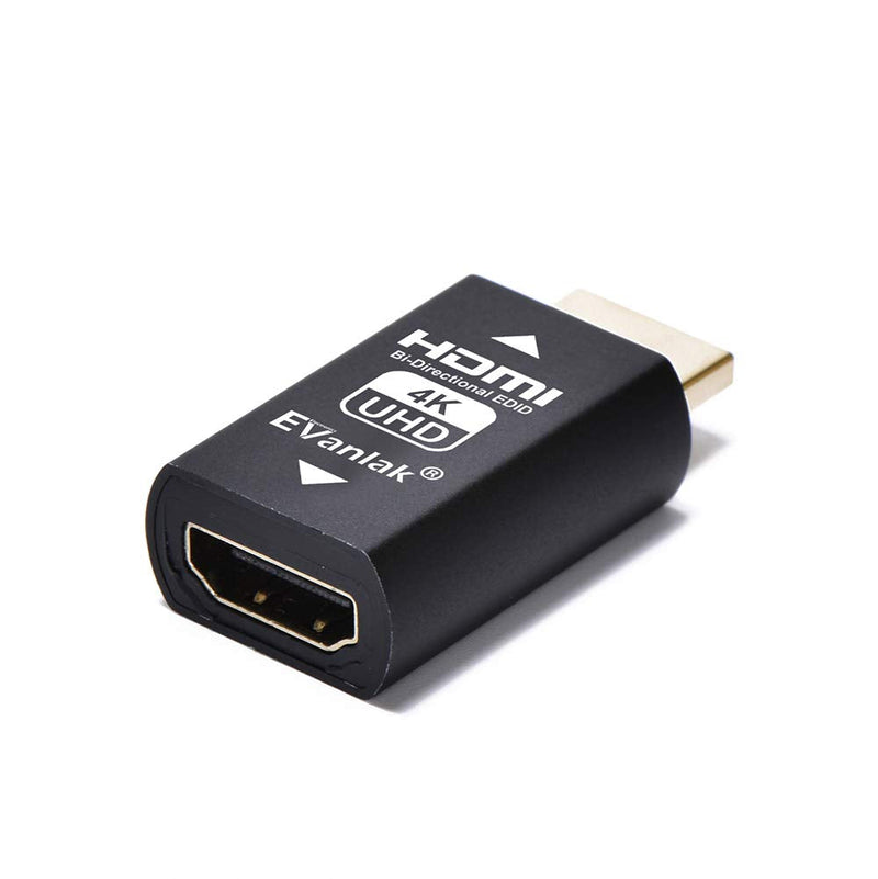  [AUSTRALIA] - EVanlak Hdmi Edid Emulator Passthrough Eliminated Emulator Adapter 3rd Generrtion Work with Mac Thunderbolt to HDMI Switches/Extender/AV Receiver/Video Splitters 4k- 3840x2160@60Hz-3pack HDMI EDID 4K-3P