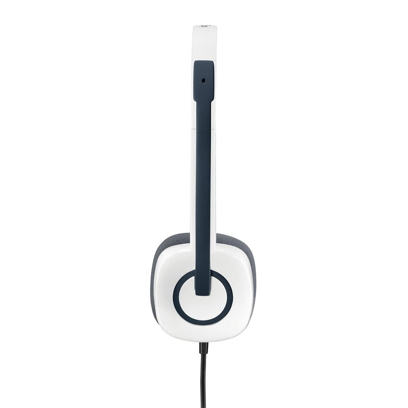  [AUSTRALIA] - Logitech Stereo Headset H150 with Noise Cancelling Mic - Bulk Packaging - Cloud White