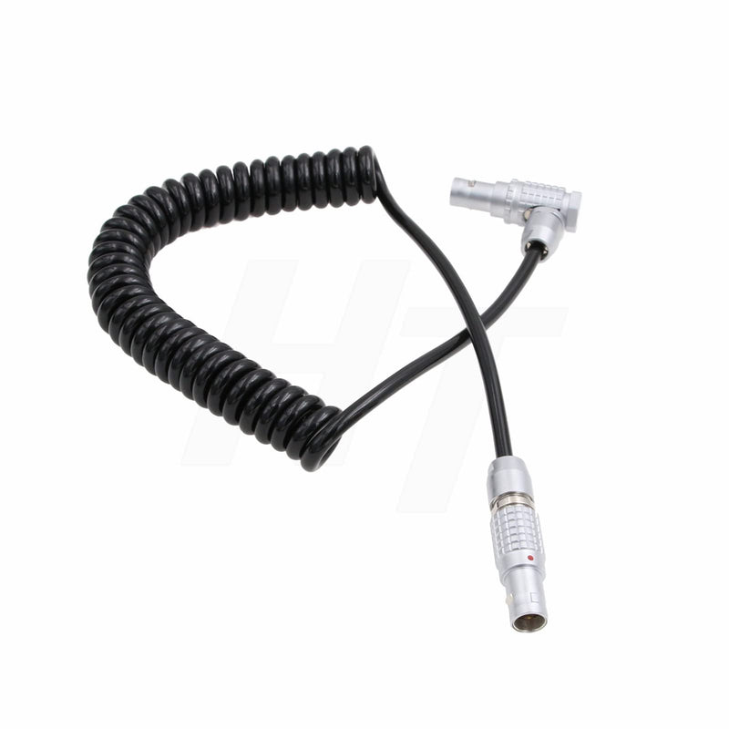  [AUSTRALIA] - HangTon Timecode Sync Jam Cable for RED ARRI Alexa SXT LF Mini Camera Ambient Nano Lockit Sound Devices 688 Audio Recorder 0B 5 Pin to 5-Pin Right Angle