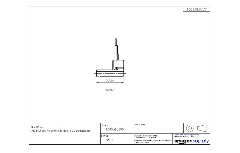 SMC D-M9BWV Auto Switch, Solid State, 2-Color Indication - LeoForward Australia