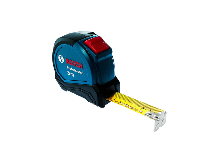  [AUSTRALIA] - Bosch Professional 8m tape measure Autlock (belt clamp, magnetic hook (NdFeB), 27mm nylon steel tape)
