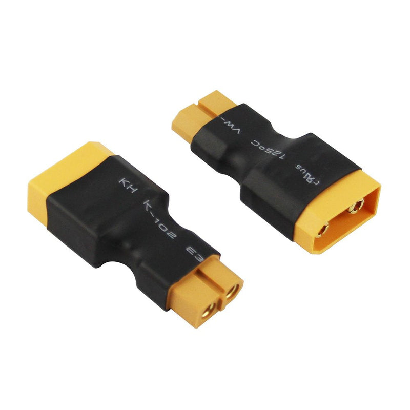  [AUSTRALIA] - OliYin 3pcs XT90 Male to XT60 Female Connector Converter Adaptor for LiPo Electric Quad / ESC(Pack of 3)