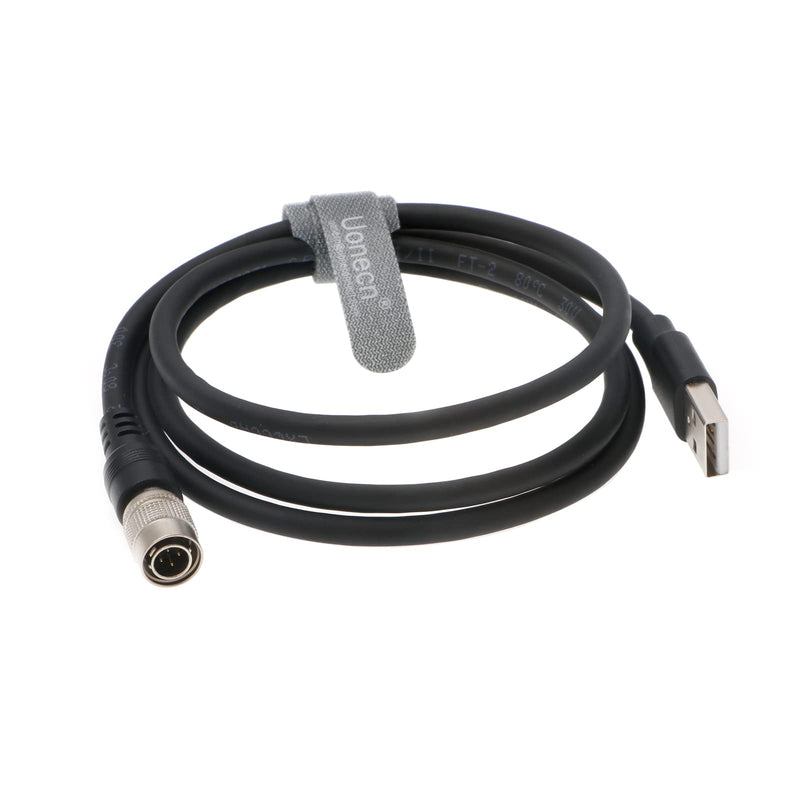  [AUSTRALIA] - USB Plug to 4 pin Male Hirose Connetor Data Cable for Computer for Camera.