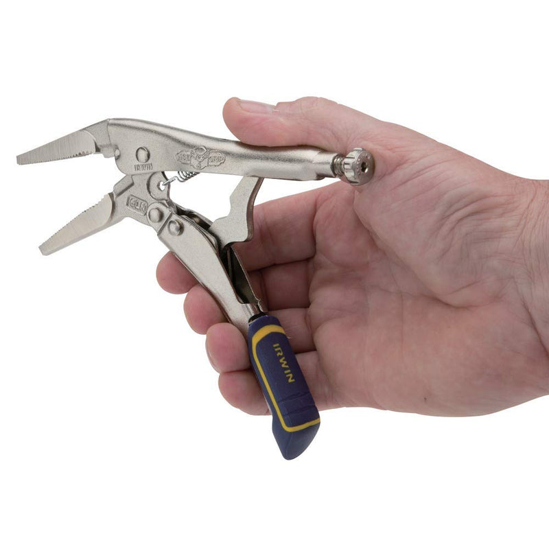  [AUSTRALIA] - IRWIN VISE-GRIP Locking Pliers, Fast Release, Long Nose with Wire Cutter, 6-Inch (IRHT82583) NEW