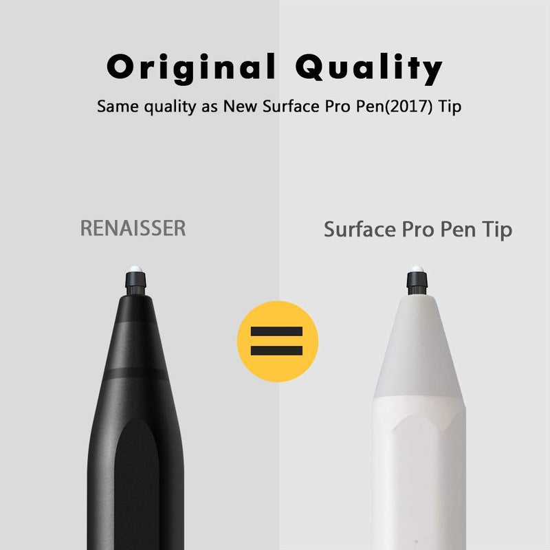 RENAISSER Pen Tips Replacement Kit for Surface Pen, Made in Japan, Raphael 520/520BT, 3 Packs, Original HB-Type, Compatible with Microsoft Surface Pro 2017 Pen, Surface Pro 4 Pen, Raphael 520/520BT - LeoForward Australia