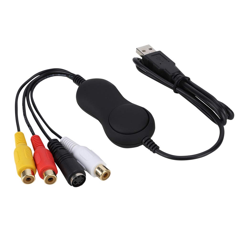  [AUSTRALIA] - Game Capture Card, RCA to USB 2.0 Analog Video Grabber Adapter 1080P HD Recorder Compatible with Windows, for Mac, for Linux for Live Streaming
