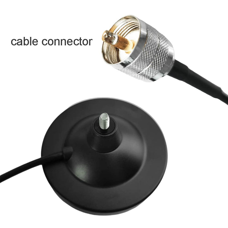  [AUSTRALIA] - CB Antenna 28 inch Portable Indoor Outdoor Antenna with Heavy Duty Magnet Mount Mobile Car Radio 27MHZ All CB Radio Antenna for President Midland Cobra Uniden 1 Complete Set