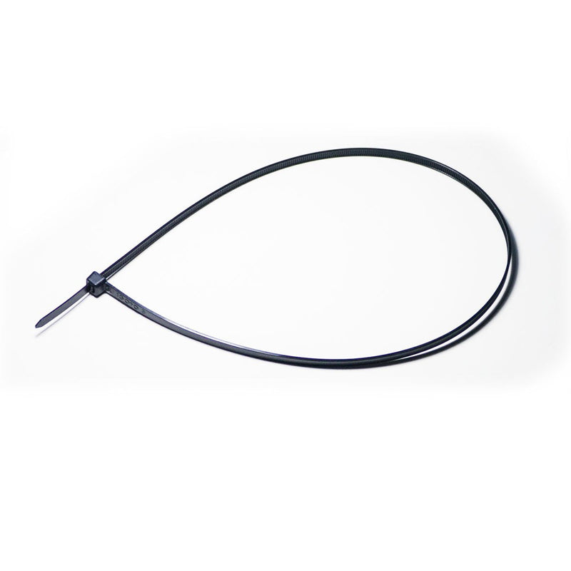  [AUSTRALIA] - 20 Inch Heavy Duty Self-Locking Nylon Cable Zip Ties, Width 0.2Inch, 50 Pieces (Black)