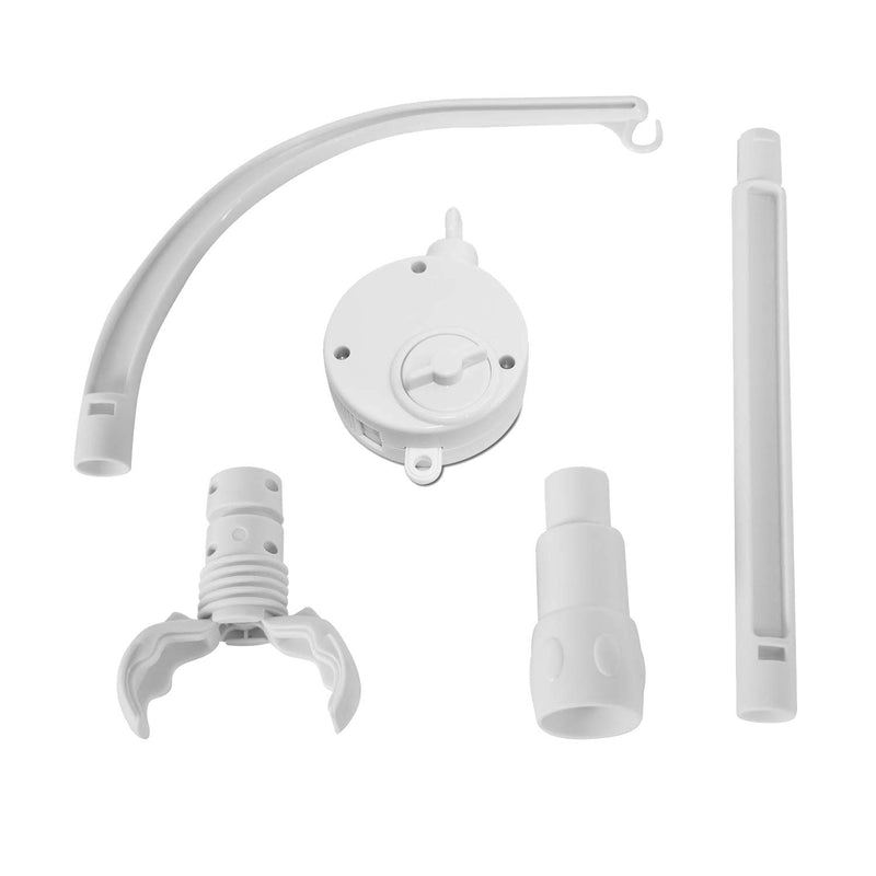  [AUSTRALIA] - 23 inch Baby Crib Mobile Bed Bell Holder Arm Bracket, with Music Box, The Claw Part can be Adjusted Width-DIY Toy Decoration