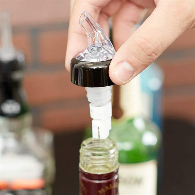  [AUSTRALIA] - Automatic Measured Bottle Pourer - Pack of 10, 1 oz (30 mL) Quick Shot Spirit Measure Pourer Drinks Wine Cocktail Dispenser Home Bar Tools - PORE0016 (10pcs) 10pcs