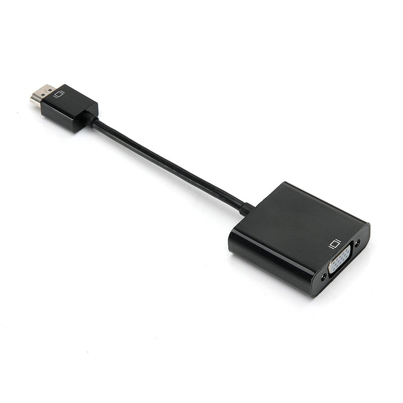  [AUSTRALIA] - HDMI to VGA , Esigear Gold-Plated HDMI to VGA Adapter (Male to Female) for Computer, Desktop, Laptop, PC, Monitor, Projector, HDTV, Chromebook, Raspberry Pi, Roku, Xbox and More - Black