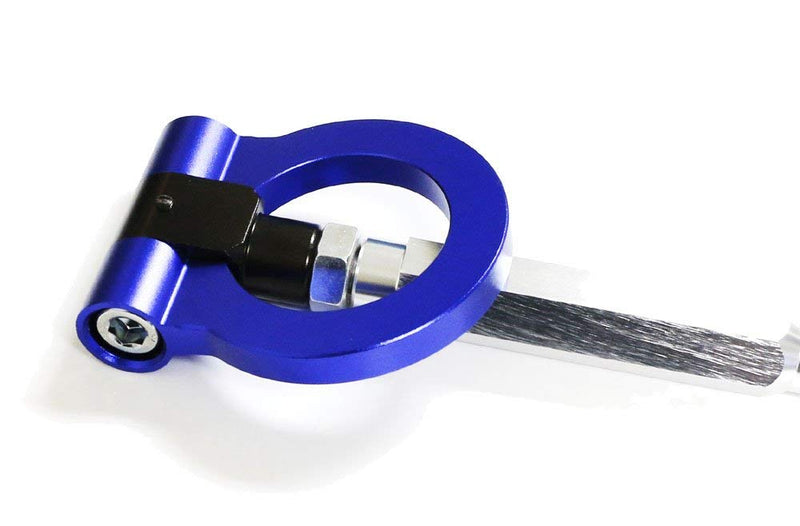  [AUSTRALIA] - iJDMTOY Blue Track Racing Style Front Tow Hook Ring Compatible With Scion FR-S Toyota 86 Subaru BRZ Impreza WRX STi etc, Made of Lightweight Aluminum