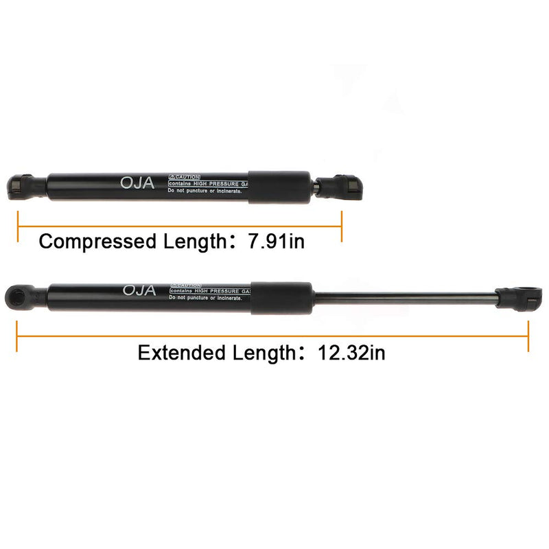 BRTEC Hood Lift Supports Struts Shocks for 2004-2010 BMW E60 E61 5 Series(2004 2005 2006 2007 2008 2009 2010 525i 525xi 528i 528xi 530i 530xi 535i 535xi 550i 650i M5) Hood Struts - LeoForward Australia