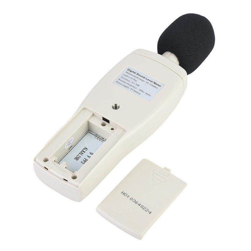  [AUSTRALIA] - Decibel Meter, Digital Sound Level Meter Range 30-130dB(A) Noise Volume Measuring Instrument Decibel Monitoring Tester