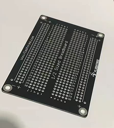  [AUSTRALIA] - jujinglobal 2pcs 1/2 Sized Bread Board Black PCB