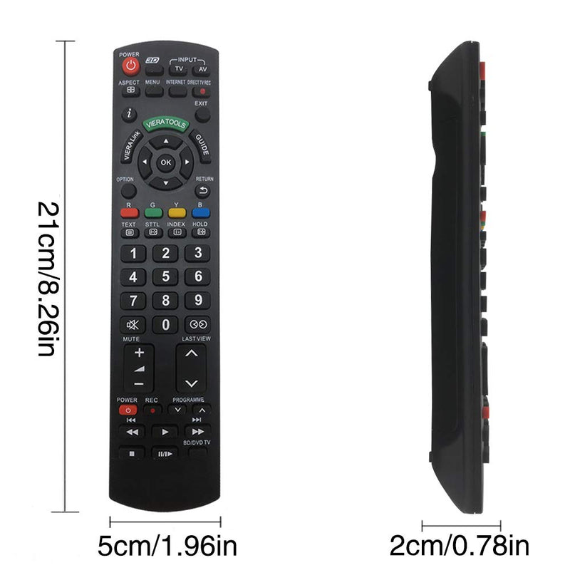  [AUSTRALIA] - Universal Remote Control for Panasonic TV Remote Control Works for All Panasonic Plasma Viera HDTV 3D LCD LED TV/DVD Player/AV Receiver - No Program Needed