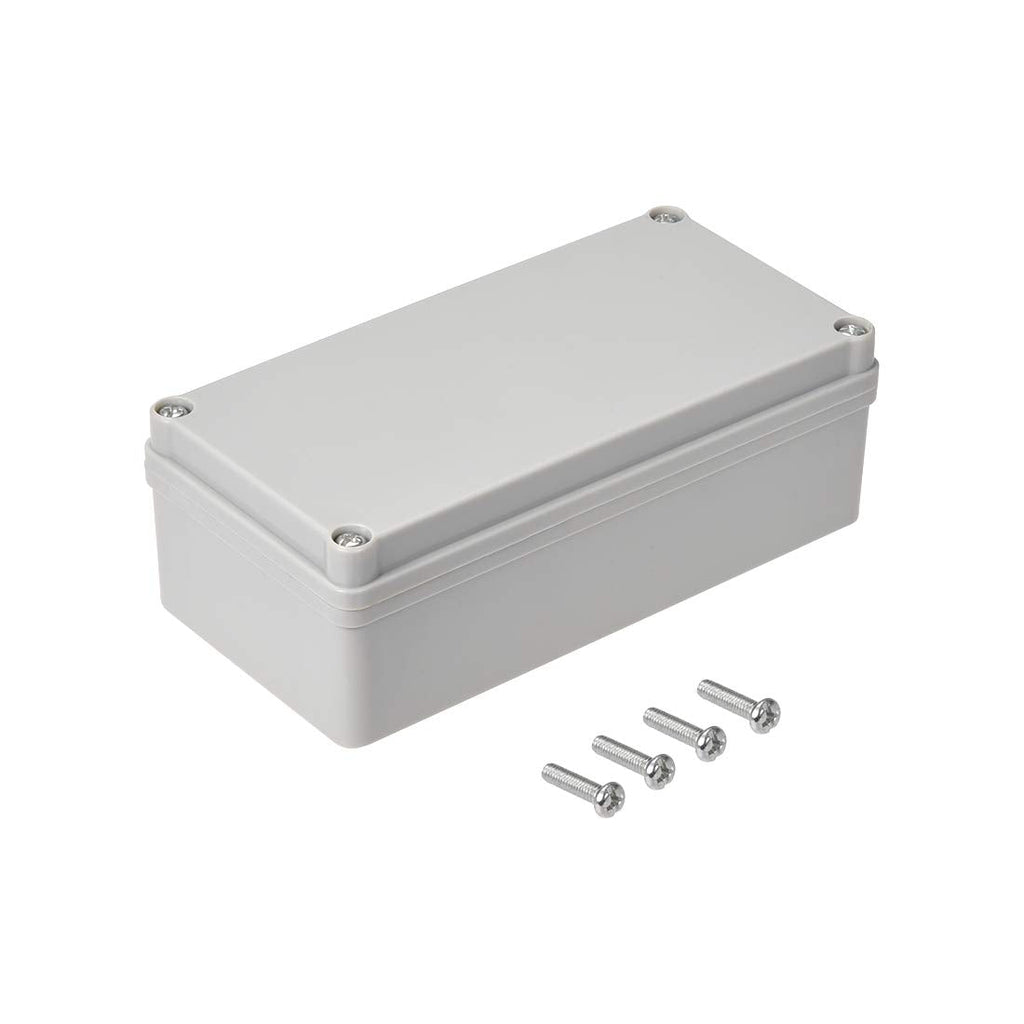  [AUSTRALIA] - Awclub 6.4"x3.2"x2.2"(160mm x 80mm x 55mm) Dustproof IP67 Junction Box DIY Case Enclosure Gray 6.4"x3.2"x2.2"