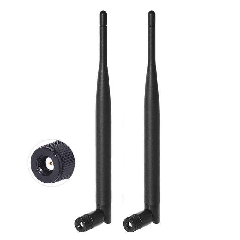 Bingfu Dual Band WiFi 2.4GHz 5GHz 5.8GHz 6dBi RP-SMA Male Antenna & 20cm 8 inch U.FL IPX IPEX MHF4 to RP-SMA Female Extension Cable 2-Pack for M.2 NGFF Intel Wireless Network Card WiFi Adapter Laptop - LeoForward Australia
