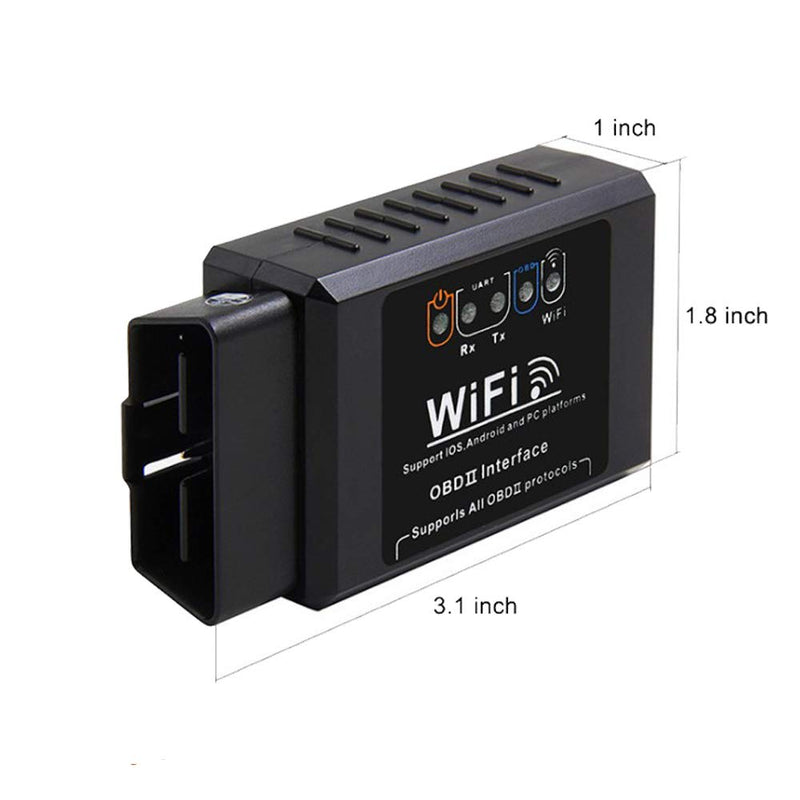 Wireless WiFi OBDII Car Diagnostic V1.5 Car Scanner Code Reader Check Engine Tool for iPhone iOS Android PC WiFi Version - LeoForward Australia