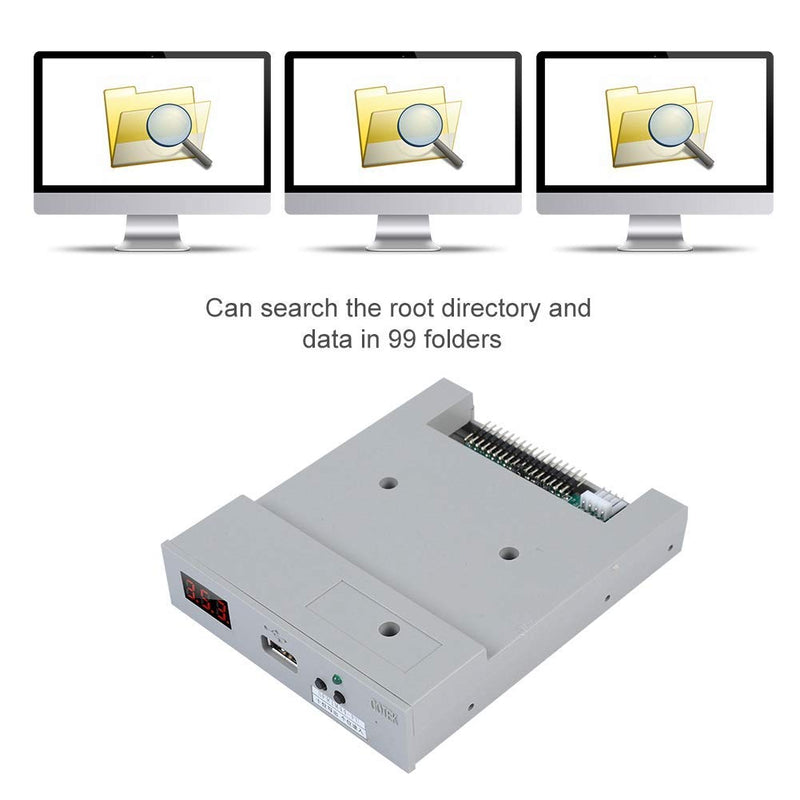  [AUSTRALIA] - fosa Floppy & Tape Drives SFR1M44-FU USB Floppy Drive Emulator for Embroidery Machine Plug and Play Floppy to USB Converter with 3.5In 1.44MB 34-Pin Floppy Disk Driver Interface