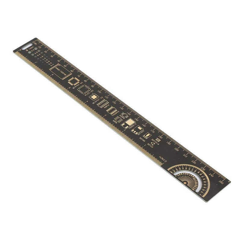  [AUSTRALIA] - PCB Ruler, Multifunctional Ruler Electronic Engineers Ruler 10 inch 25cm Printed Circuit Board Ruler