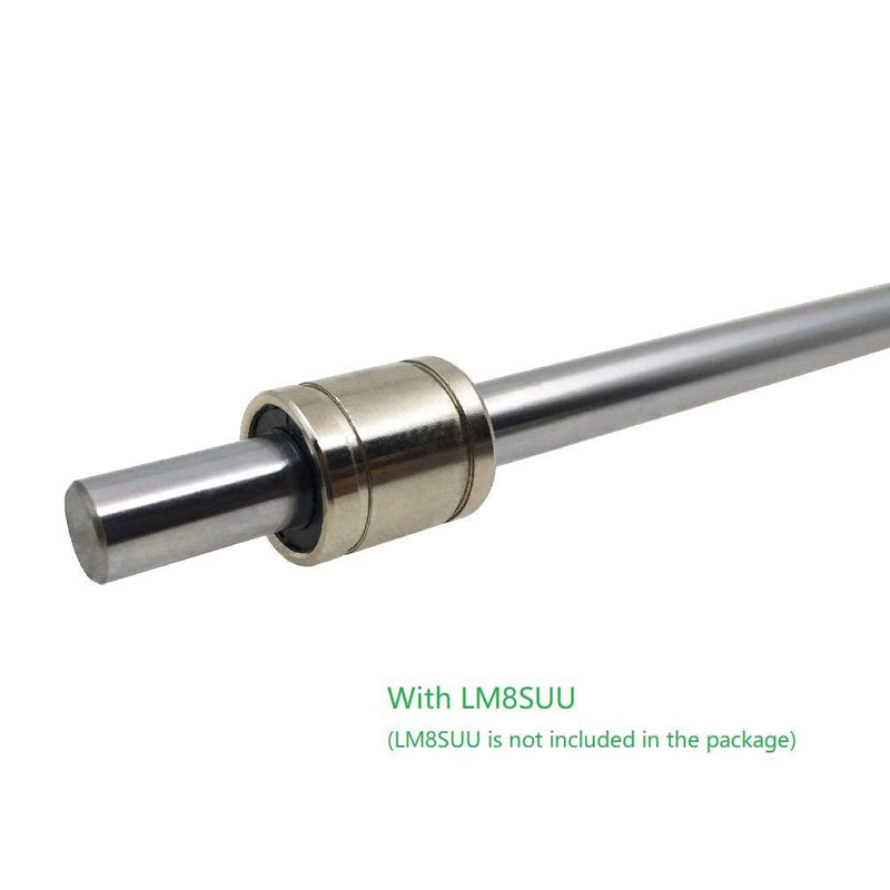  [AUSTRALIA] - WINGONEER 5Pcs 8mm Diameter Rod Length 150mm Steel Cylinder Linear Rail Linear Shaft Optical Axis