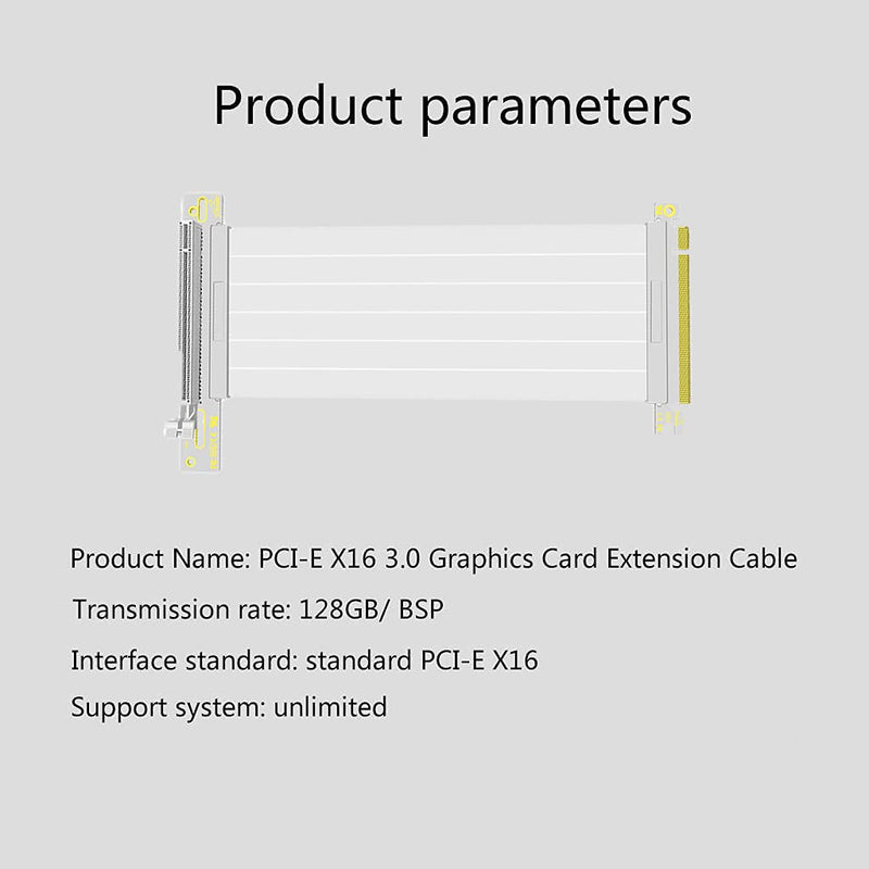  [AUSTRALIA] - icepc PCI-E 3.0 Riser Cable, PCI Express X16 Extender Card,Full Speed,High Shielding Property,Flexible,Graphics Card Connector Port Adapter,Compatible with GTX RTX Series, Radeon Series GPU (200mm) 20CM-Right Angle-90°