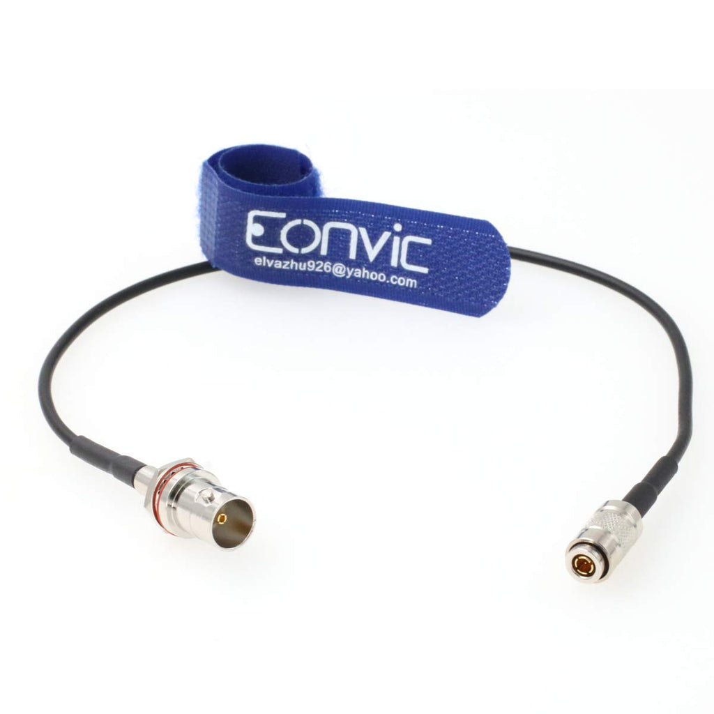  [AUSTRALIA] - Eonvic RG174 75ohm HD SDI DIN 1.0/2.3 Straight to BNC Female RF Coaxial Cable for Blackmagic HyperDeck Shuttle straight DIN-female BNC 12 inch/30cm