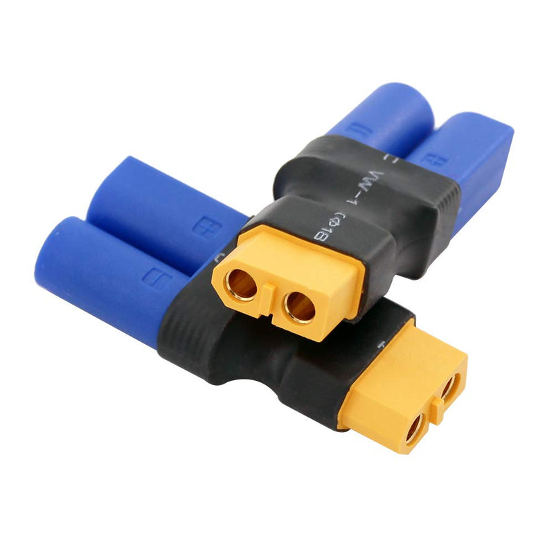  [AUSTRALIA] - 4pcs Male EC5 to XT60 / XT-60 Female Connector Adapter for Turnigy / Zippy(BDHI-84)