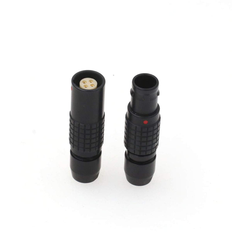  [AUSTRALIA] - DRRI 1B PHG and FGG 5 pin Push-Pull Circular Connector Male Plug & Female Socket Black Color