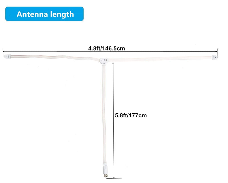FM Antenna for Bose Wave Radio, Ancable F Type Ant with 3.5mm to Coaxial Adapter - LeoForward Australia