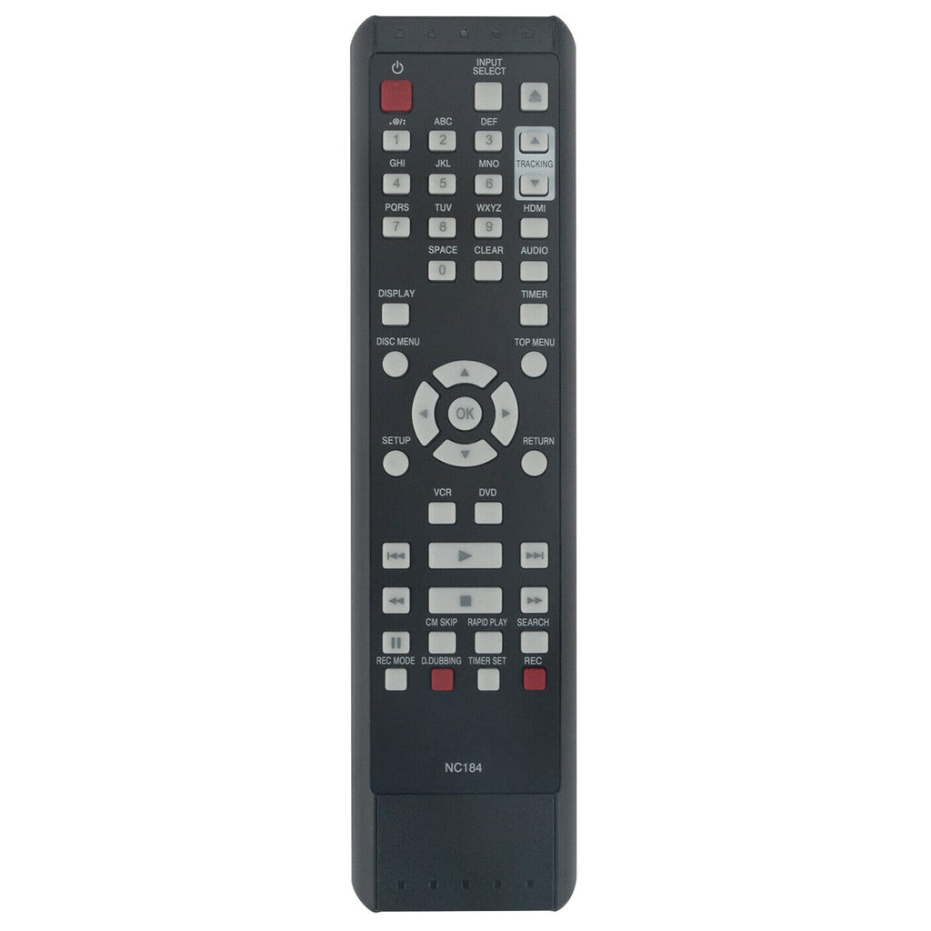  [AUSTRALIA] - NC184 NC184UH Replacement DVD VCR Combo Remote Control Supports for Sanyo Recorder FWZV475E FWZV475F