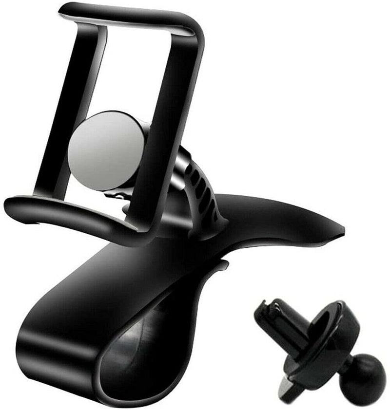  [AUSTRALIA] - YOVECATHOU Universal Cell Phone GPS Car Dashboard Mount Holder Stand HUD Ven Clip on Cradle 360° Rotation Smartphone Car Air Vent Mount Holder