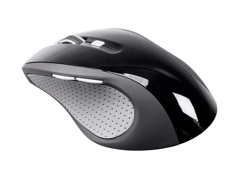 Monoprice Select Wireless Ergonomic Mouse - Black - Ideal for Work, Home, Office, Computers - Workstream Collection - LeoForward Australia