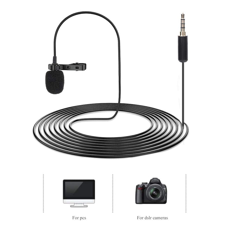  [AUSTRALIA] - Mini Lapel Mic Collar Microphone Allround Carry Mode Aps Advanced Material for Voice Chat, Speech, Conference, Interview, Etc Camera and Computer