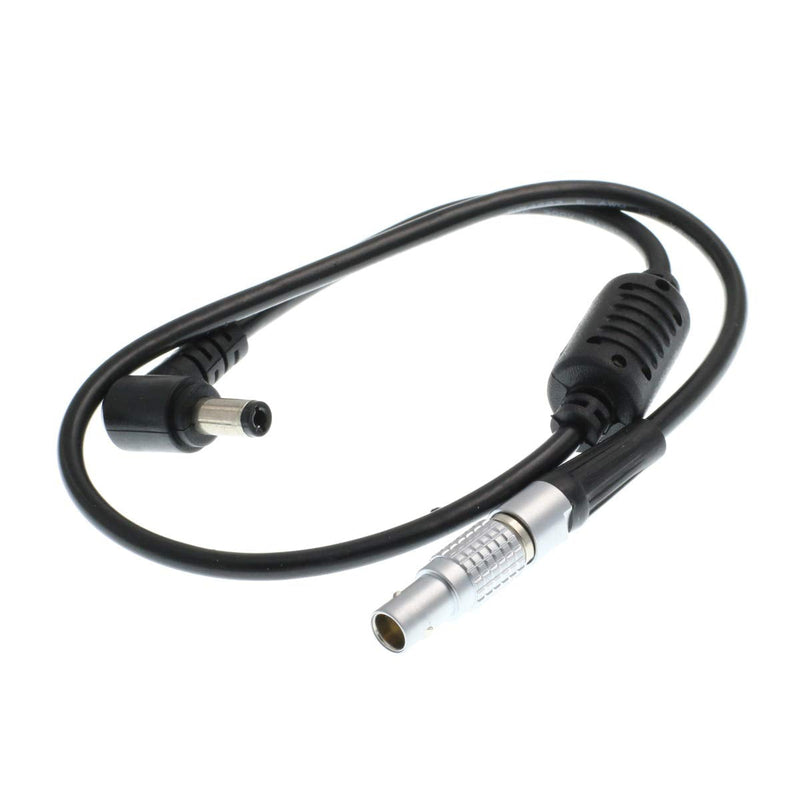  [AUSTRALIA] - Eonvic 2-Pin Male Teradek Bolt Power Cable Right Angle DC Jack 2.5mm Straight 2pin to Right Angle DC