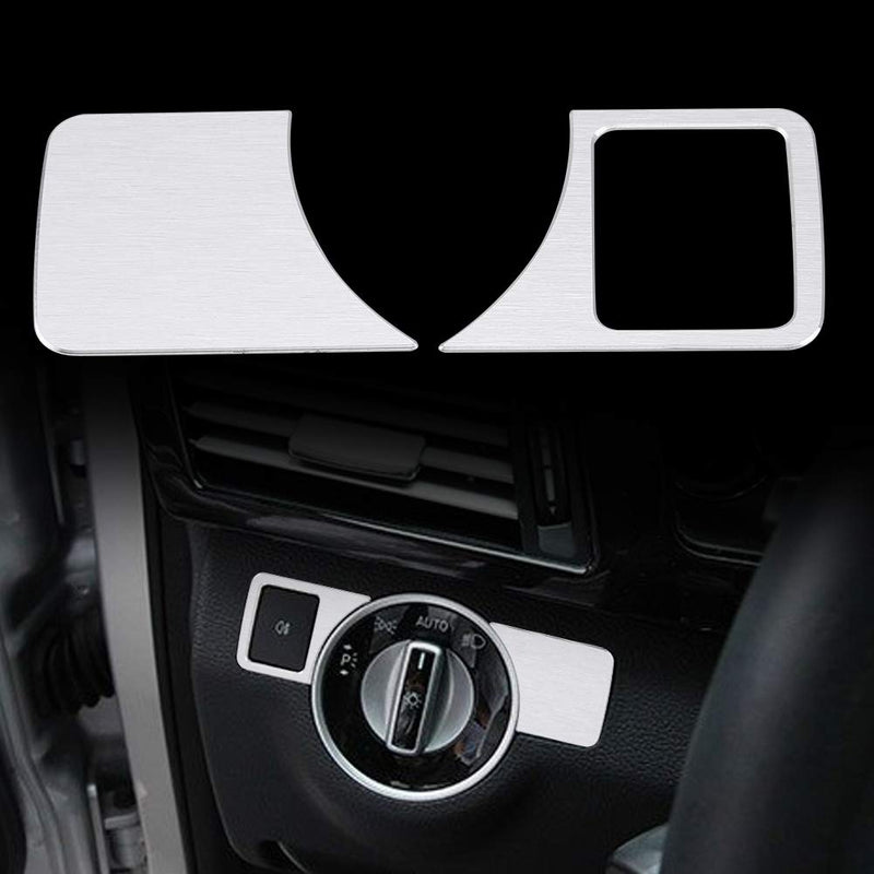 Headlight Switch Button Frame Trim Decoration Sticker Interior Accessories for Mercedes Benz A B C E GLK GL ML Class W176 W246 W204 W212 W166(A) - LeoForward Australia