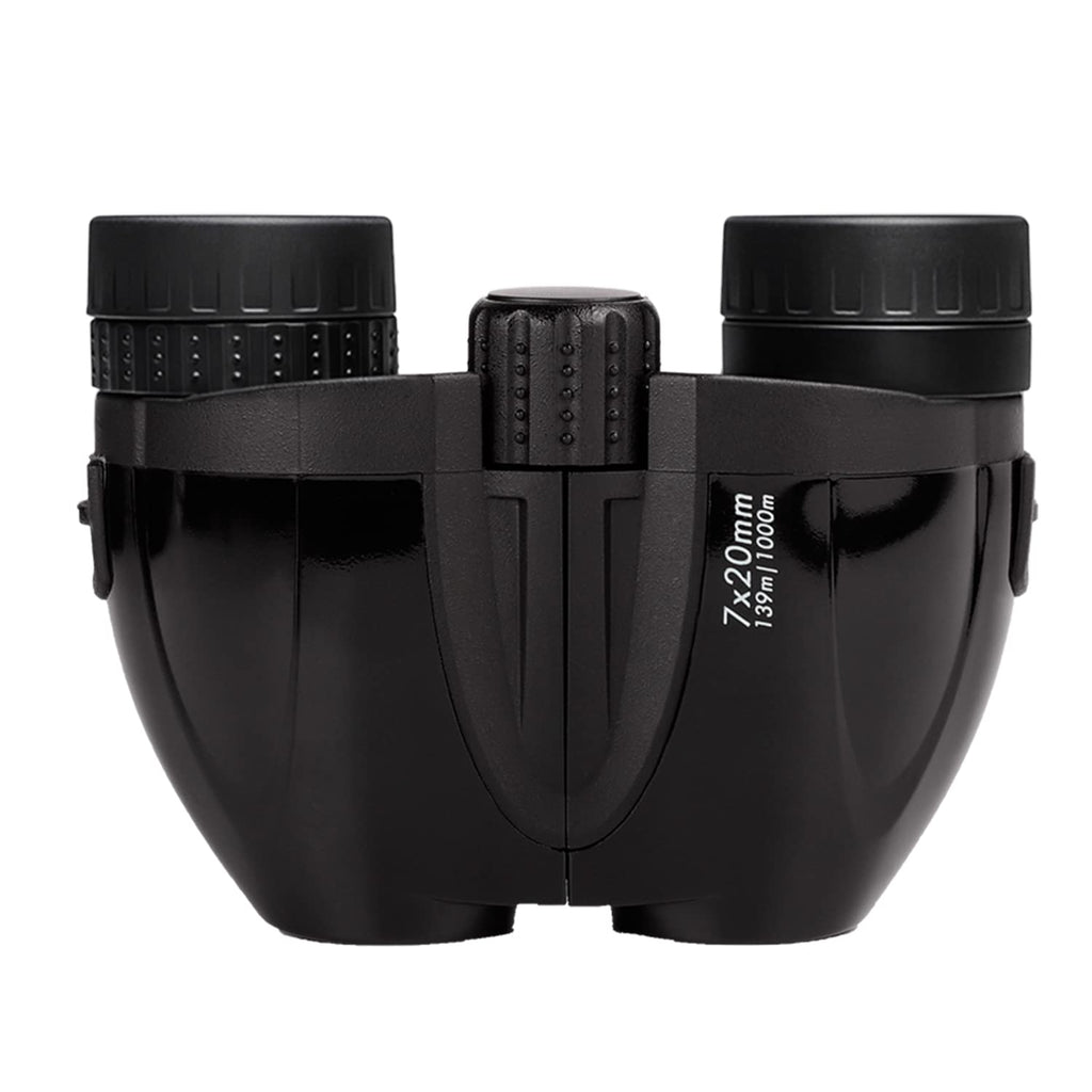  [AUSTRALIA] - BRESSER 7x20 Compact High Resolution Shockproof Binoculars for Kids Black