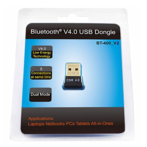 Premiertek Dual Mode Bluetooth V4.0 USB Adapter with Low Energy Technology for Notebook Desktop Raspberry Pi (BT-400_V2) - LeoForward Australia