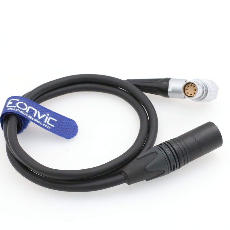  [AUSTRALIA] - Eonvic ARRI Alexa Amira Power Cable 2B.308 to 3 Pin XLR Male Plug (3.28ft/100cm) 3.28ft/100cm