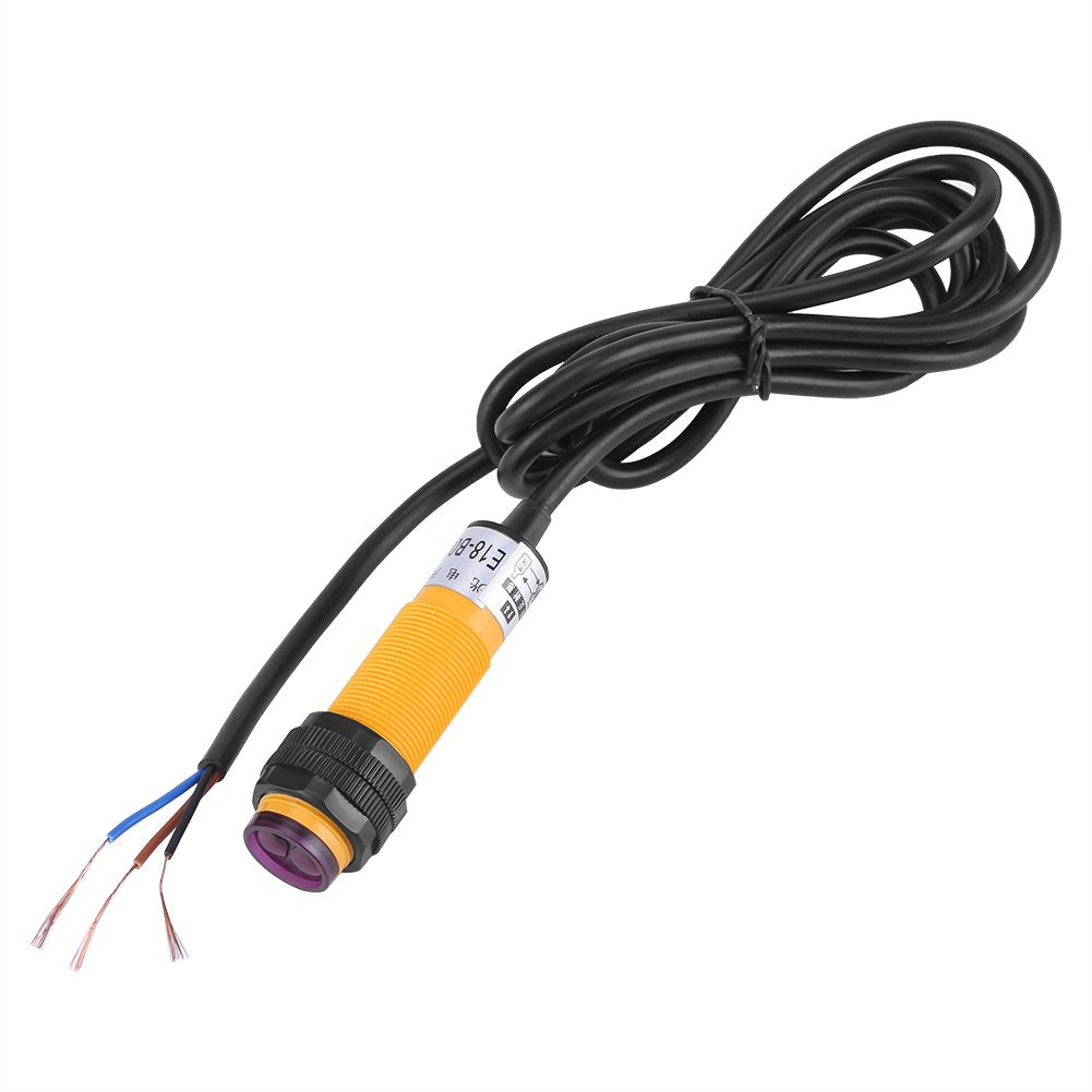  [AUSTRALIA] - Photoelectric barrier proximity sensors limit switch, photoelectric sensor E18-B03P1 5-30cm DC 3 wire 6-36V PNP IR photoelectric switch photo