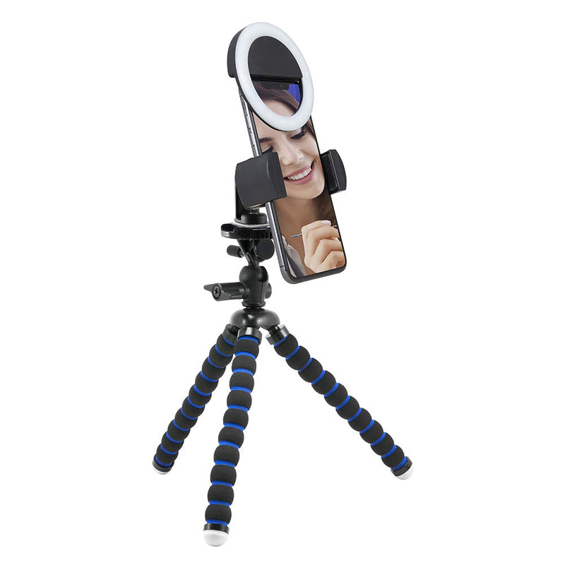  [AUSTRALIA] - ARKON Tripod and Ring Light Bundle Retail Black (RVLED)