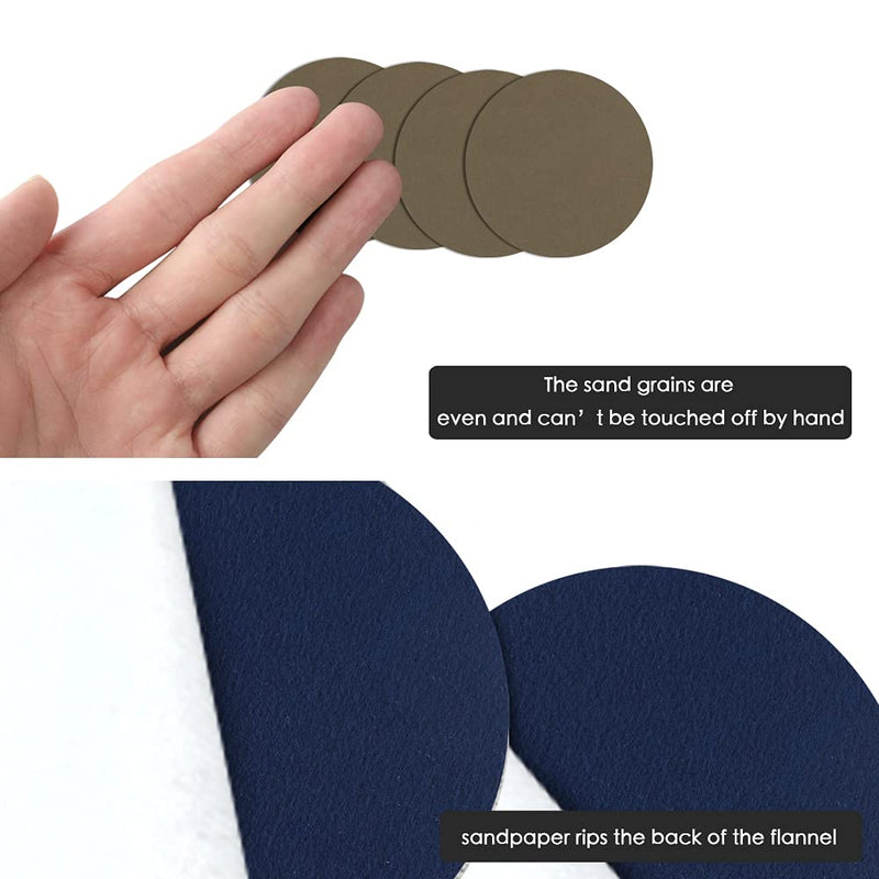  [AUSTRALIA] - YTkavq 10pcs 5 inch Sanding Disc Hook and Loop, 7000 Grit Wet Dry Silicon Carbide Sandpaper 7000#