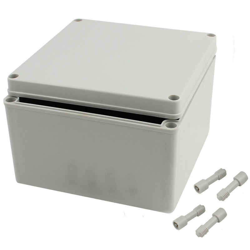  [AUSTRALIA] - Awclub 8"x8"x5.2"(200mm x 200mm x 130mm) Dustproof IP67 Junction Box DIY Case Enclosure Gray 8"x8"x5.2"