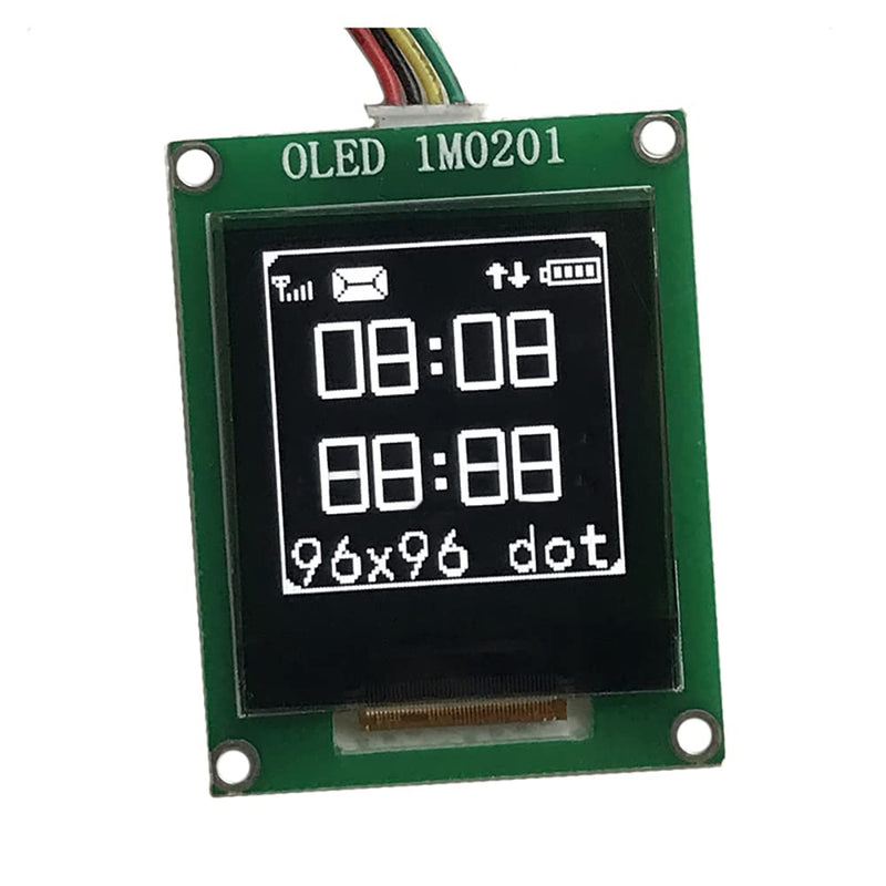  [AUSTRALIA] - OLED LCD I2C Display Module Fsuoech 1.12 Inch 96x96 Pixel IIC Serial Port NodeMCU Display Board for Arduino ESP STM 4-pin Driver SH1107 White-Light 1pc OLED module