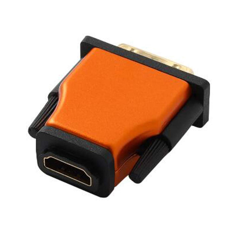  [AUSTRALIA] - Kework 2 Pack Version 2.0 DVI to HDMI Converter, DVI 24+1 Male to HDMI Type A Female Adapter Converter Connector, 4K*2K 60HZ (Orange & 2 Pack) Orange & 2 Pack