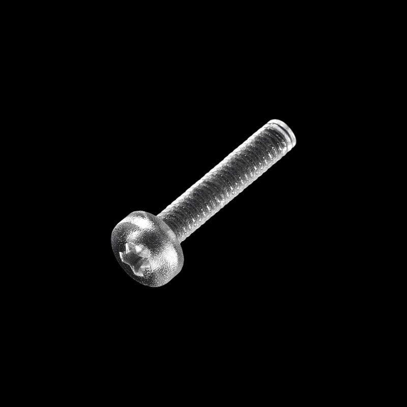  [AUSTRALIA] - uxcell M2x12mm Plastic Phillips Bolts 50pcs PC Pan Head Machine Screws Transparent