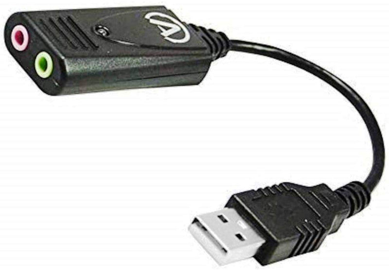  [AUSTRALIA] - Andrea Electronics C1-1021450-1 Model USB-SA-1 High Fidelity External Digital Sound Card with Noise Reduction Technology